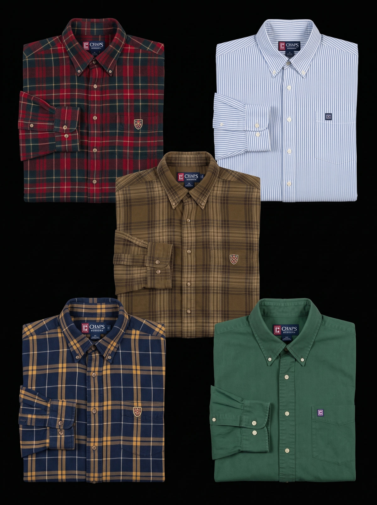 Chemises Chaps - Lot 20, 50, 100 pièces | Heritage by Ralph Lauren | Vintage Grade A-1