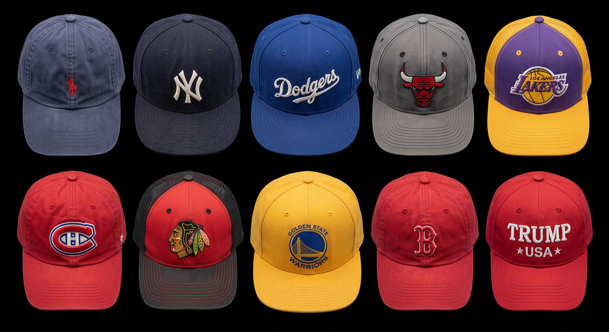 Casquettes importé USA - Lot de 10 Casquettes