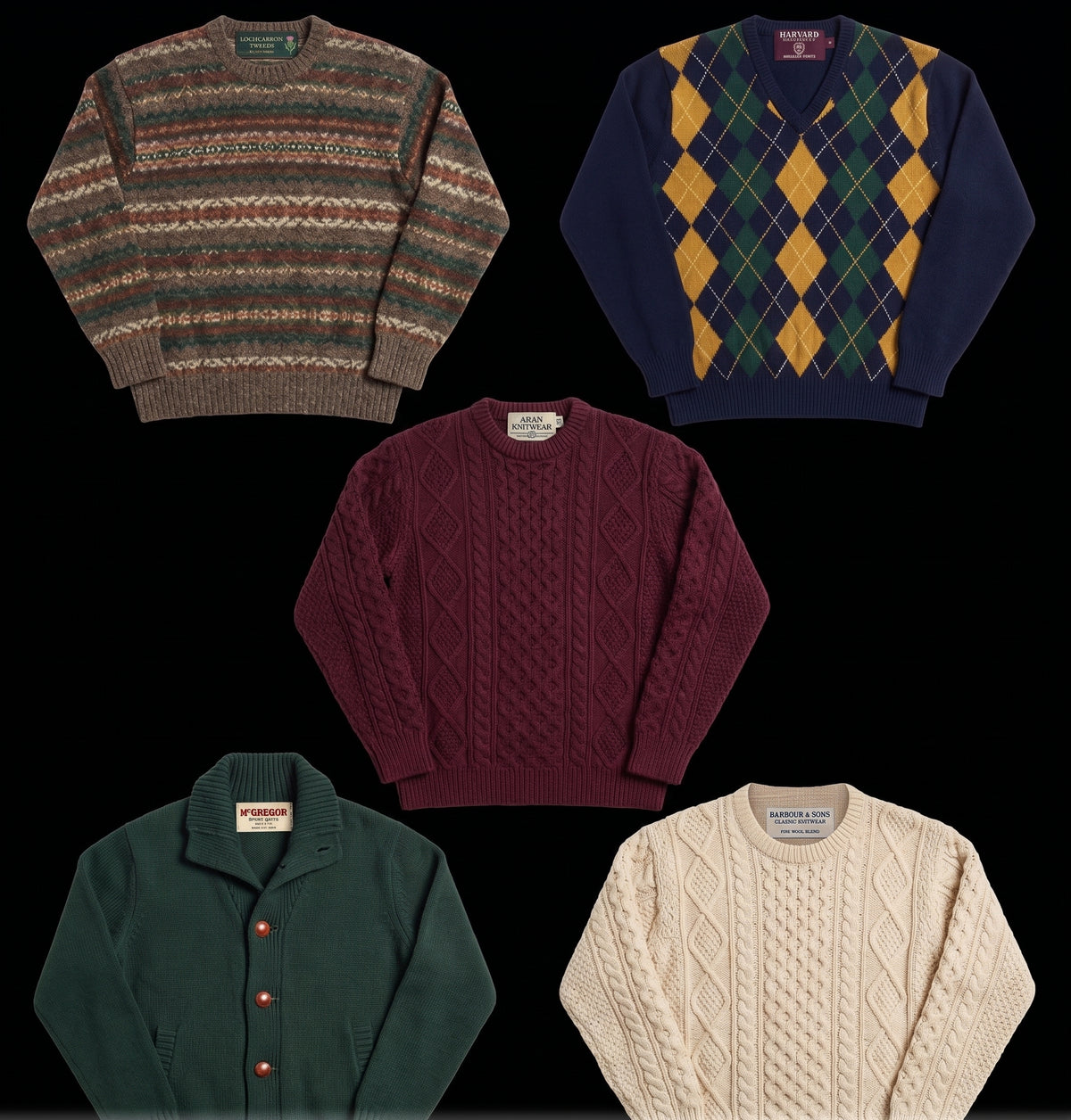Pulls Vintage / Pulls Papy / Pulls Ethnique - Mini ballot de 15 pièces-2