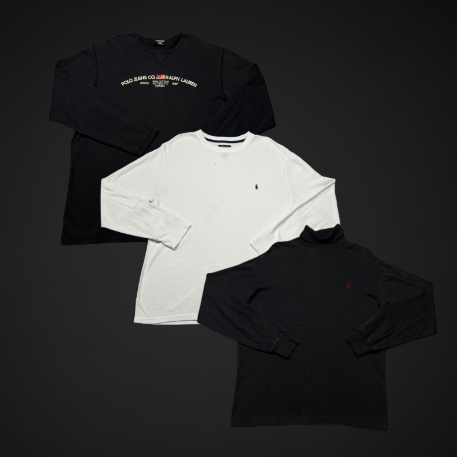 Lot T-shirts Manches Longues Ralph Lauren (Exclusif) - Grade A-1