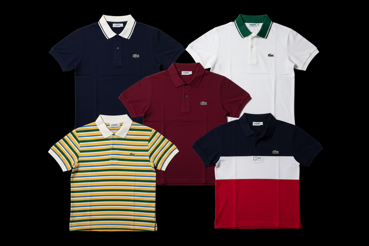 Polos Lacoste - Lot de 20, 50 ou 100 pièces | Seconde Main Grade A-3
