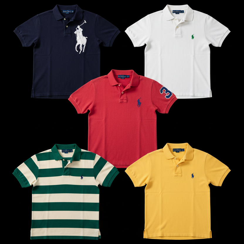 Polos Ralph Lauren - Lot de 20, 50 ou 100 pièces | Seconde Main Grade A-3
