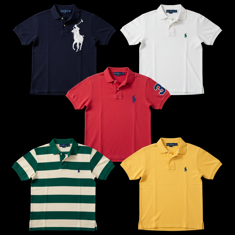 Polos Ralph Lauren - Lot de 20, 50 ou 100 pièces | Seconde Main Grade A-3
