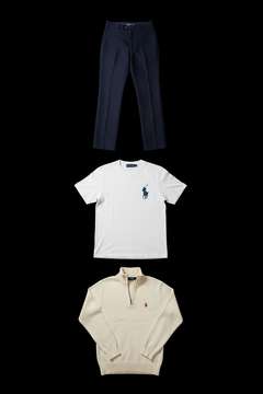 Box Ralph Lauren - Lot 20, 50, 100 pièces | Mix Équilibré Veste, Pull, Chemise, Pantalon | Grade A-2
