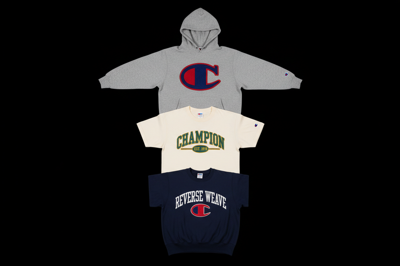 Box Champion "Authentic Athletic" - Lot 20, 50, 100 pièces | Mix Homme & Femme | Hoodie, Sweat, Veste, Pantalon | Grade A-2