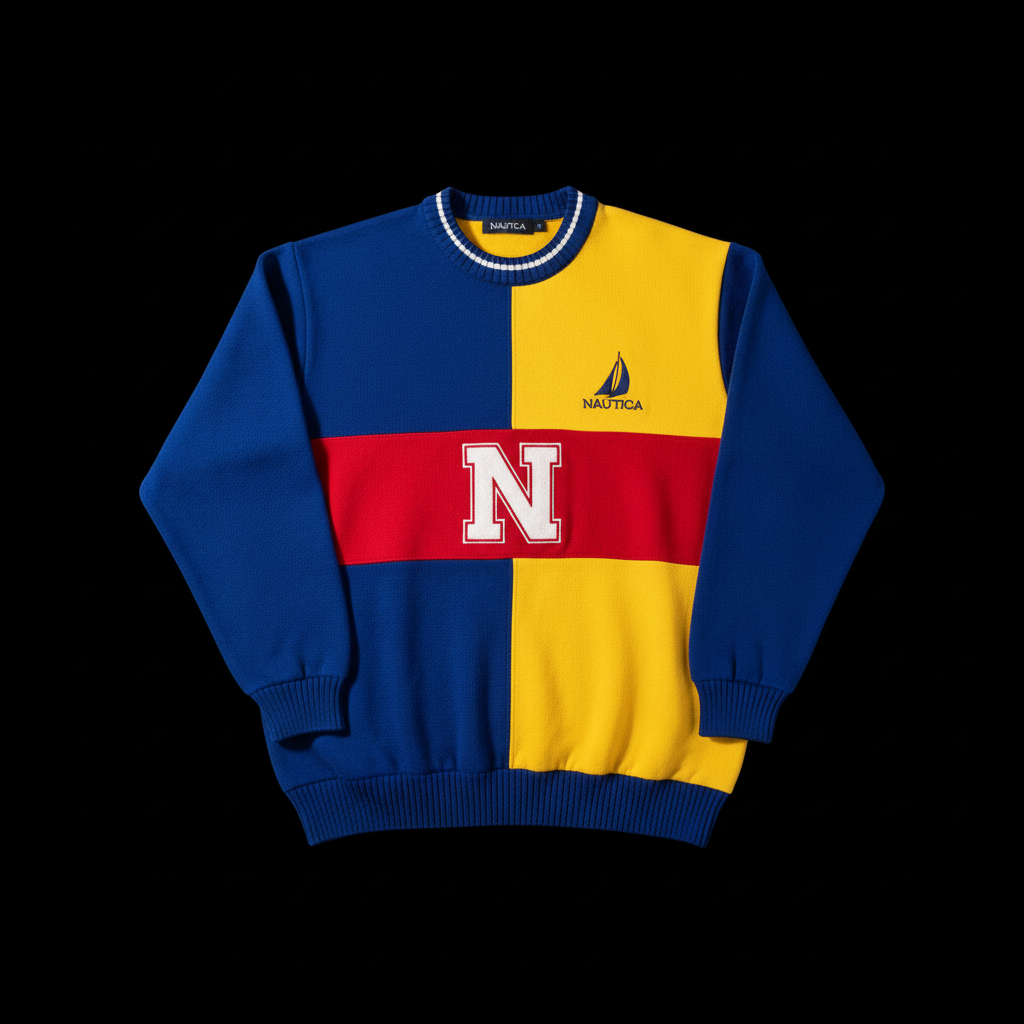 Pull Nautica Vintage - Lot 20, 50, 100 pièces | Style Marine Premium | Grade A