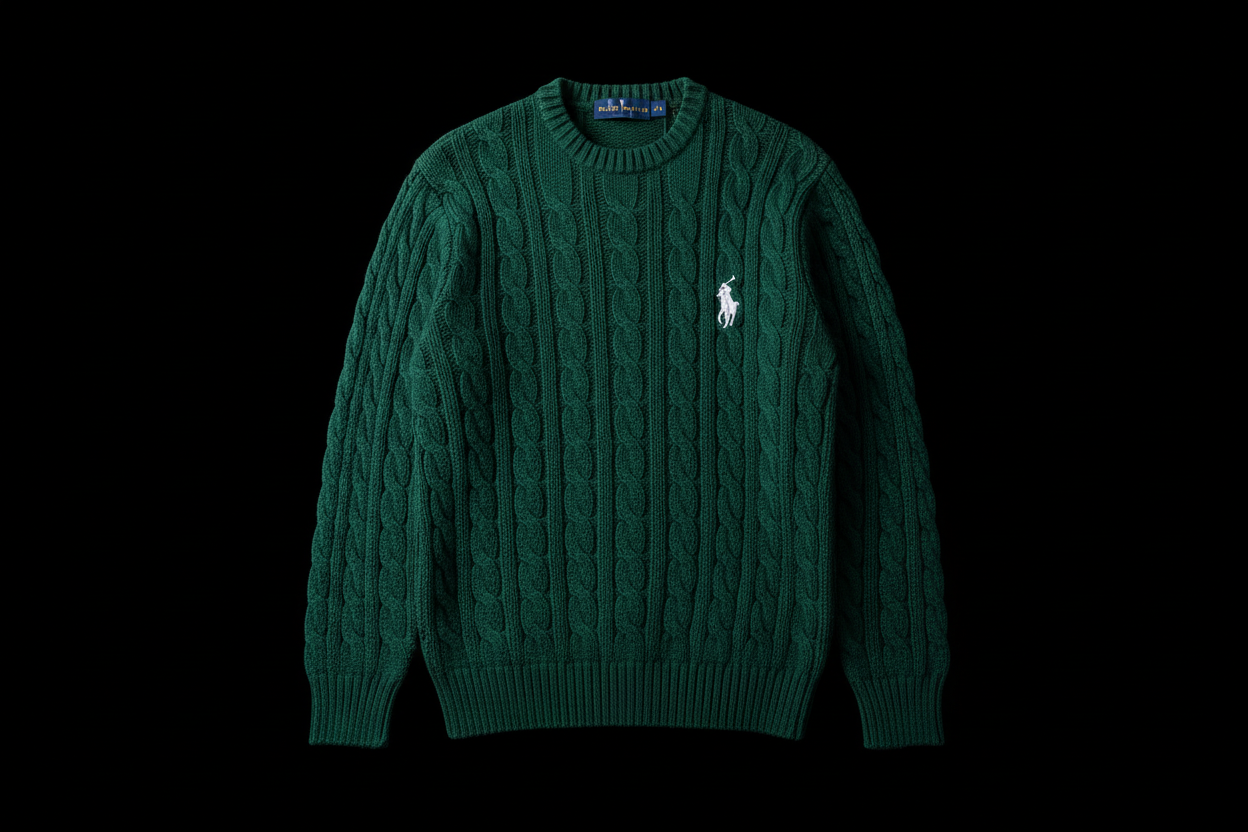 Pull Torsadé Ralph Lauren - Lot 20, 50, 100 pièces | Cable Knit Vintage Grade A