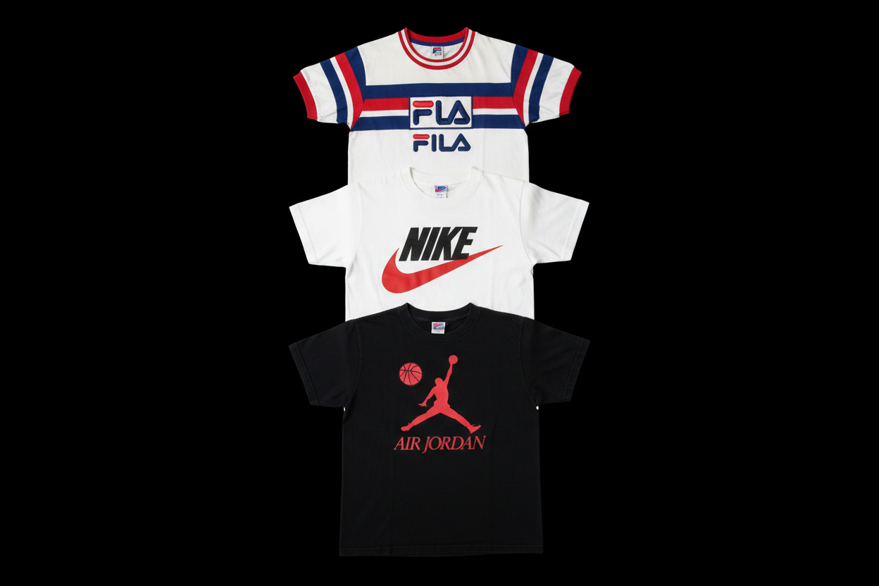 T-shirts Mix Sport Vintage - Lot 20, 50, 100 pièces | Nike, Adidas, Champion, FILA ...