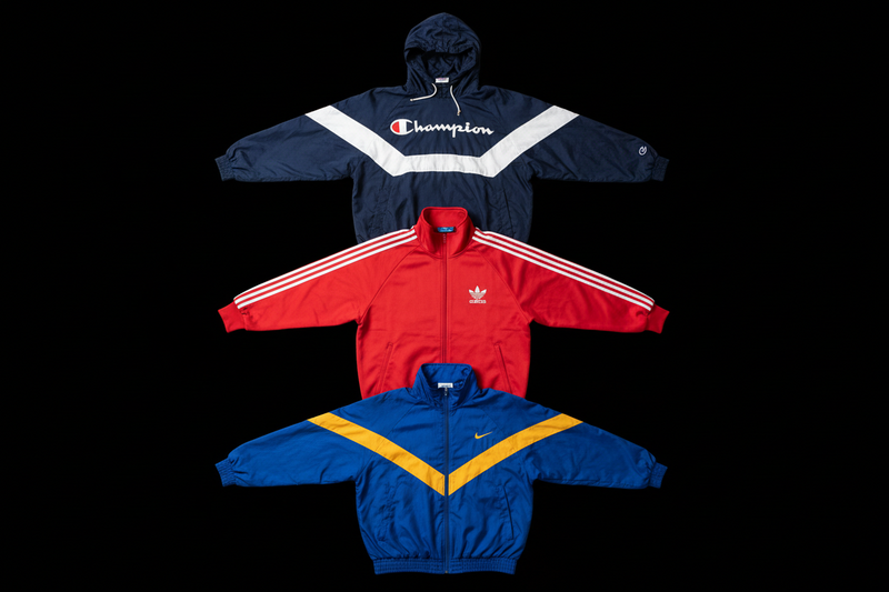 Vestes & Manteaux Mix Sport Vintage - Lot 20, 50, 100 | Nike, Adidas, Reebok, Champion-2