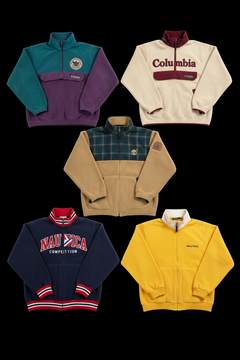 Polaires Mix Marques Outdoor & Sport - Lot 20, 50, 100 | Columbia, L.L. Bean, Nike, Timberland ...-1