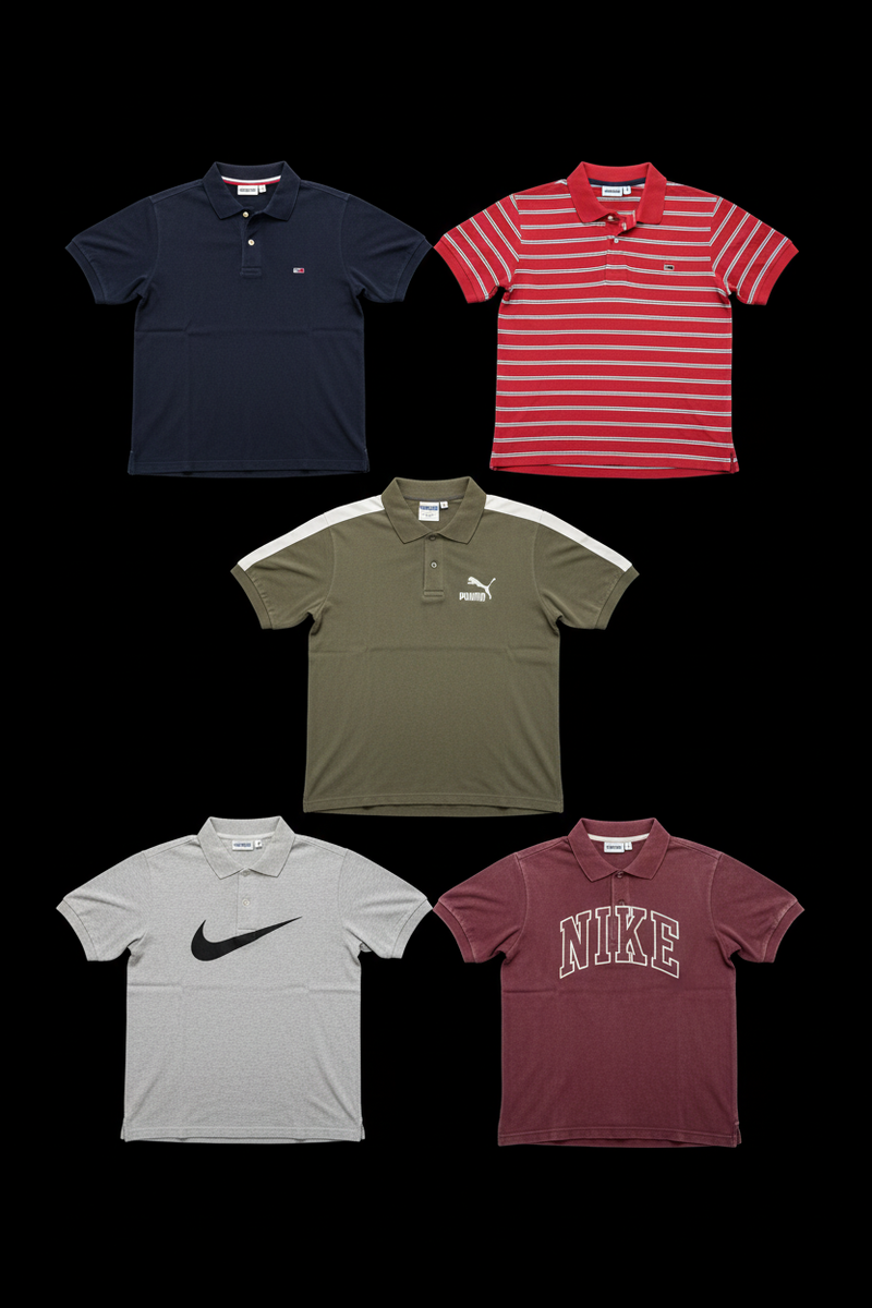 Polos Mix de Marques- Lot de 20, 50 ou 100 pièces | Seconde Main Grade A-3
