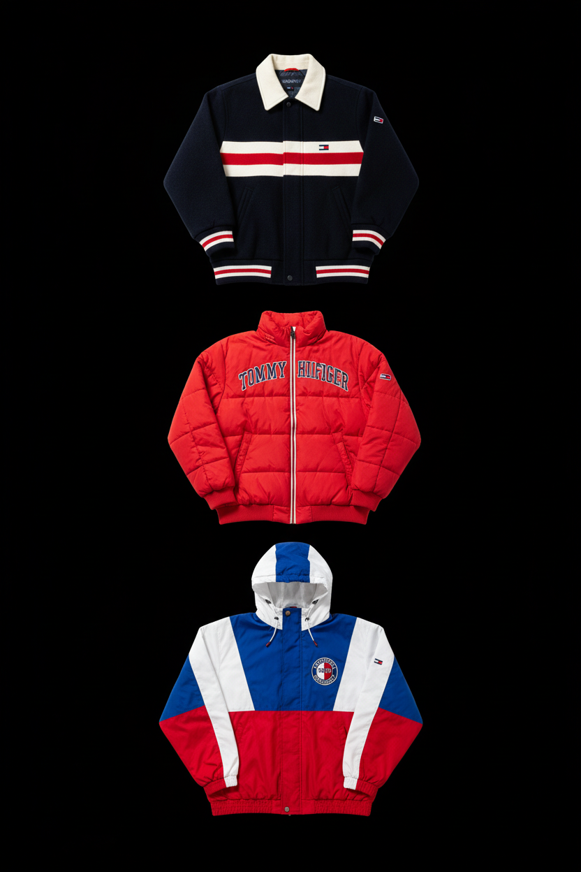 Vestes & Manteaux Tommy Hilfiger - Lot 20, 50, 100 pièces | Vintage & Moderne Grade A