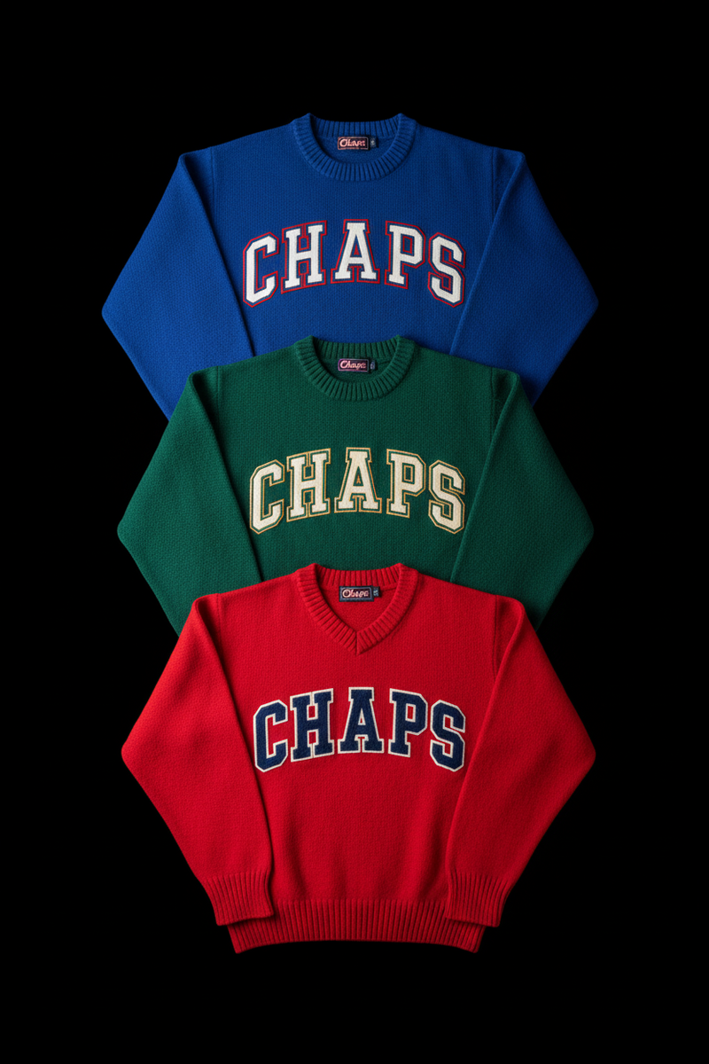 Pull Chaps Vintage - Lot 20, 50, 100 pièces | Heritage by Ralph Lauren | Grade A-2