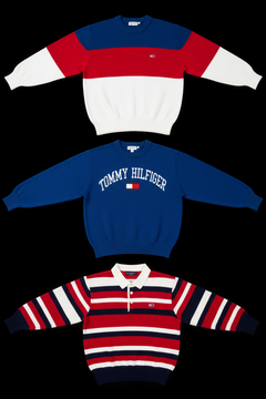 Pull Tommy Hilfiger - Lot 20, 50, 100 pièces | Maille Vintage & Premium Grade A-2