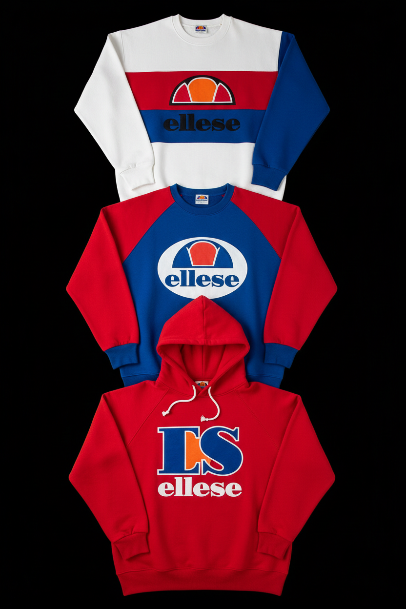Sweat Ellesse - Lot 20, 50, 100 pièces | Maille Vintage & Premium Grade A-2