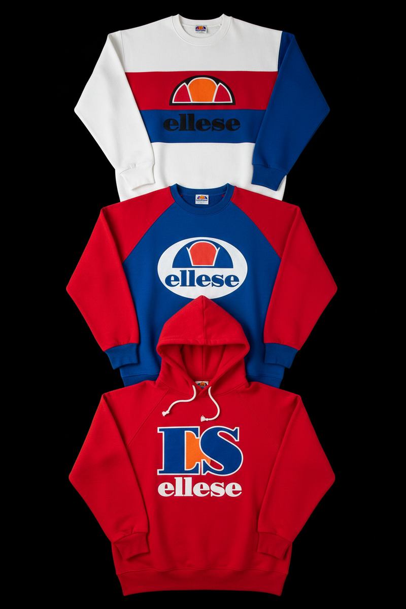 Sweat Ellesse - Lot 20, 50, 100 pièces | Maille Vintage & Premium Grade A-2