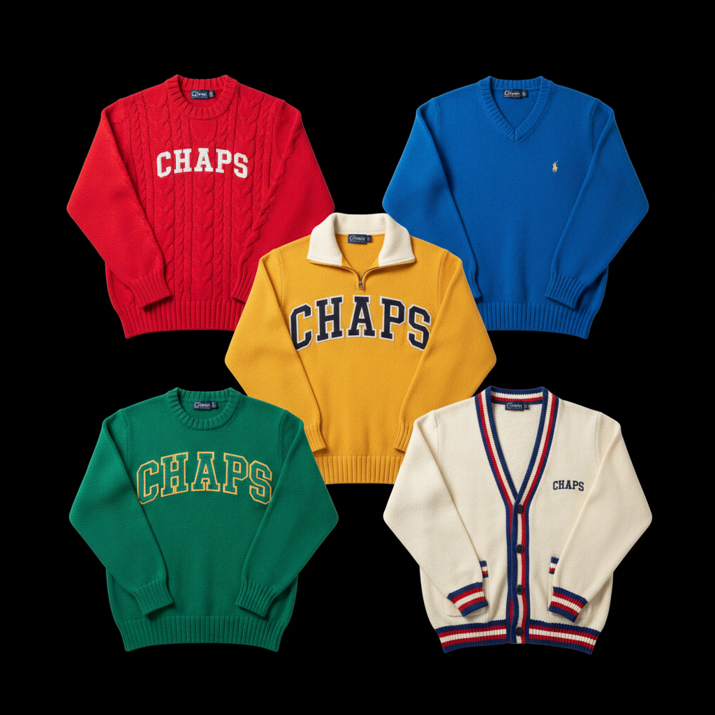 Pull Chaps Vintage - Lot 20, 50, 100 pièces | Heritage by Ralph Lauren | Grade A-3
