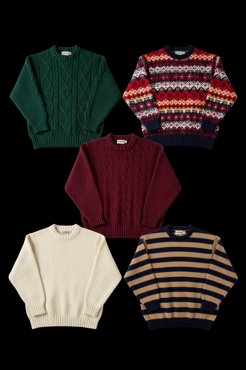 Pull L.L. Bean Vintage - Lot 20, 50, 100 pièces | Heritage Outdoor USA | Grade A-3
