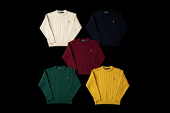 Pull Torsadé Ralph Lauren - Lot 20, 50, 100 pièces | Cable Knit Vintage Grade A-3
