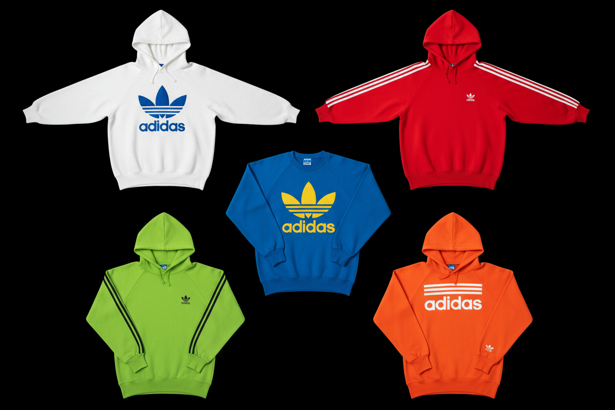 Sweat & Hoodie ADIDAS Vintage - Lot 20, 50, 100 pièces | 100% Nike Grade A-3