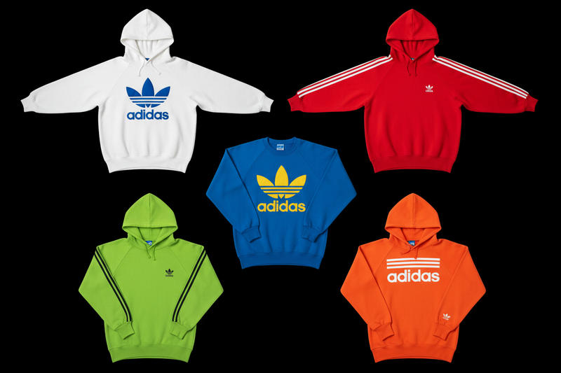 Sweat & Hoodie ADIDAS Vintage - Lot 20, 50, 100 pièces | 100% Nike Grade A-3