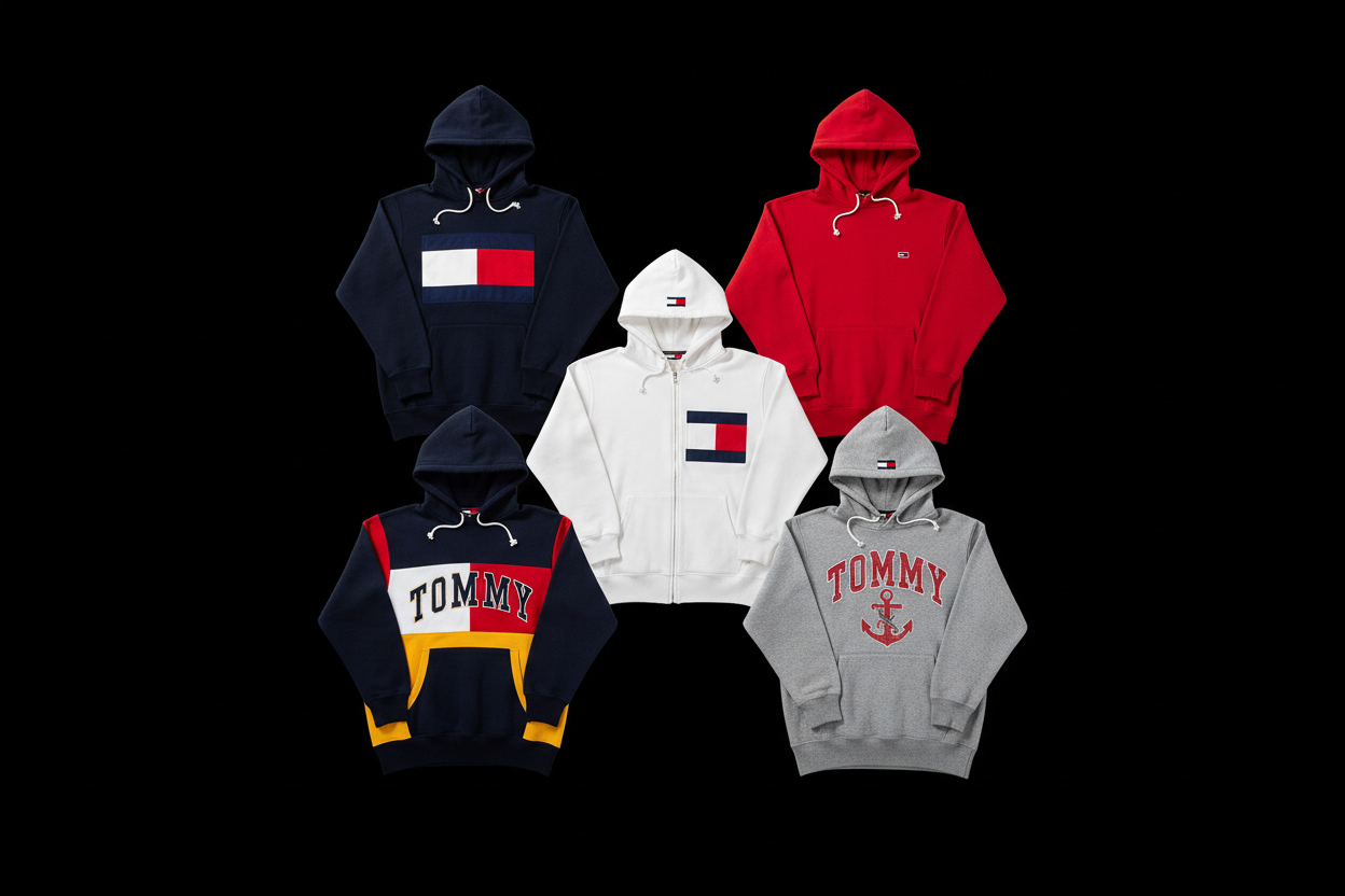 Sweat Tommy Hilfiger - Lot 20, 50, 100 pièces | Maille Vintage & Premium Grade A-3
