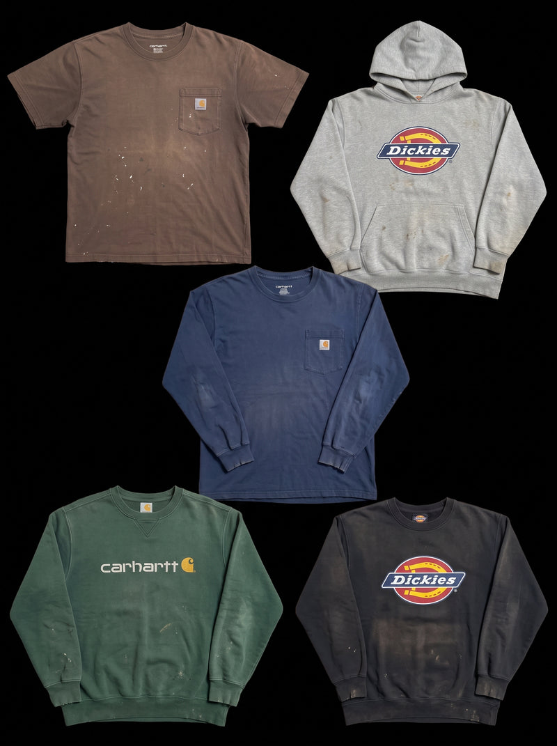 Déstockage - Mix Carhartt & Dickies Workwear - Lot de 25 pièces-1