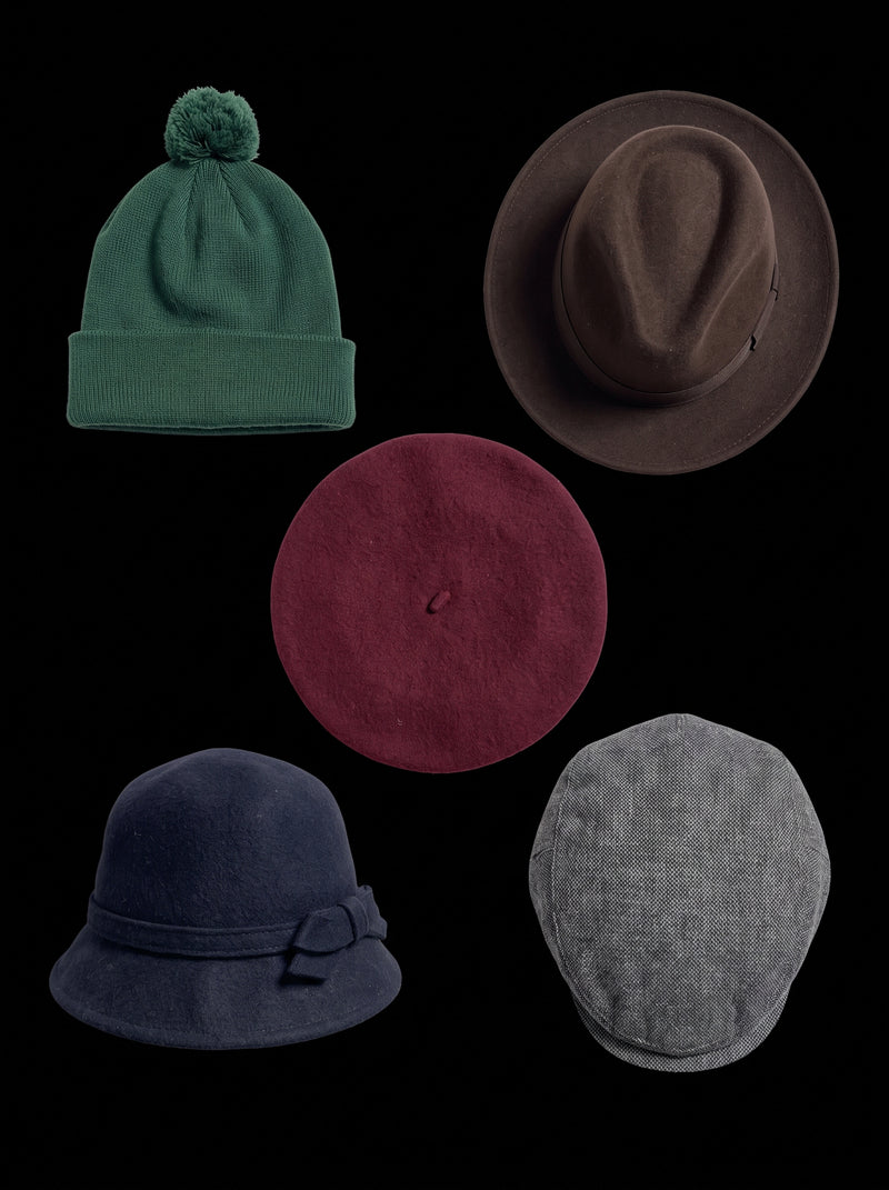 Déstockage - Bonnets, Chapeaux & Bérets d'Hiver - Lot de 50 pièces-1