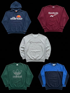 Déstockage - Pulls & Sweats de Marques Sport Ellesse, Reebok, Champion, Adidas - Lot de 50 pièces-1